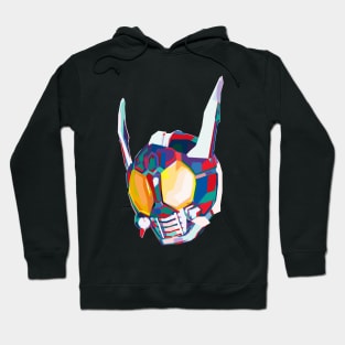 Colorful Rod Form Hoodie